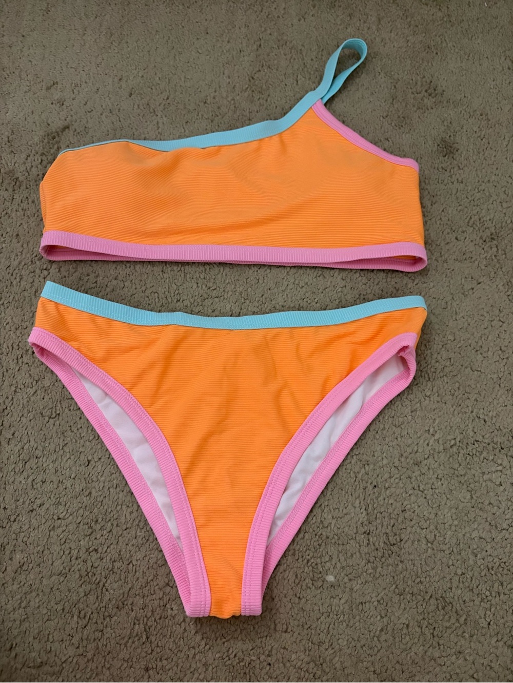 SHEIN One Shoulder High Waisted Bikini size L